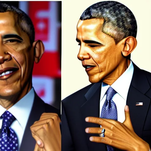 Prompt: Obama playing Smash Bros