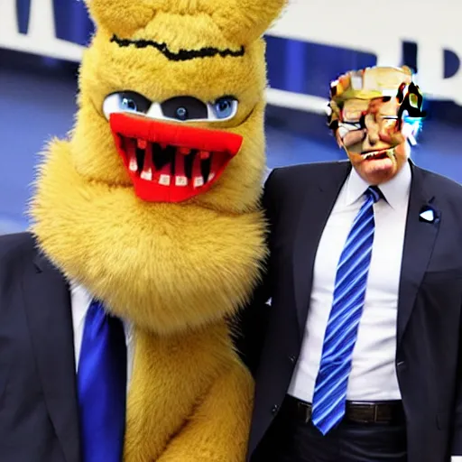 Image similar to donald trump fursuit