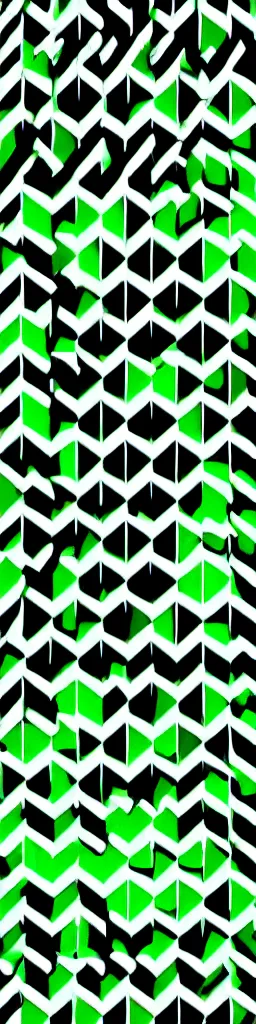 Image similar to neon green pattern, fragmented shapes, triangles, squares, right angles, glowing, sharp edges, straight lines,