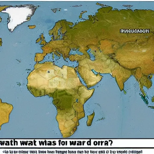 Image similar to what earth will look like after ww 3