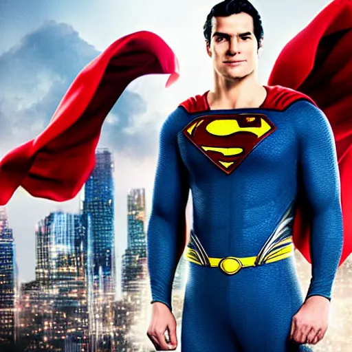 Prompt: superman on the poster of a hallmark movie