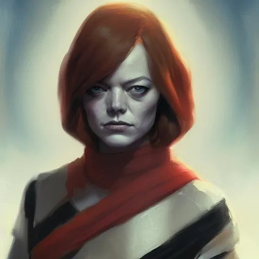 Image similar to A portrait of Emma Stone, sith, star wars art, art by greg rutkowski, matte painting, trending on artstation