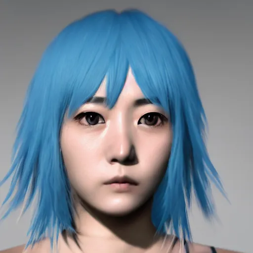 Image similar to rimuru looking into the camera, beautiful face, ultra realistic, fully clothed, intricate details, highly detailed, 8 k, photorealistic, octane render, unreal engine, in the style of andy warhol