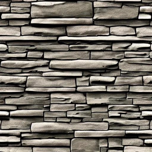 photo of an irregular facade stone wall texture