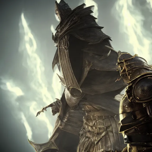 Image similar to jerry seinfeld reimagined as a boss in dark souls, dark cinematic, volumetric, realistic, cinematic lighting, ray tracing, unreal engine 5, unreal engine render, octane render, hyper realistic, photo, 8 k