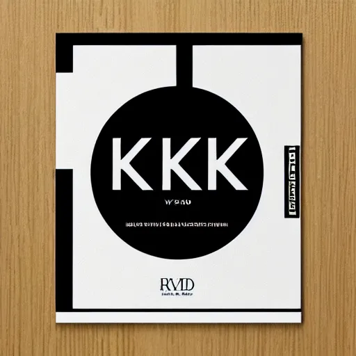 Image similar to black on white logo design in style of david rudnick, y 2 k, brutalism, acid, techno