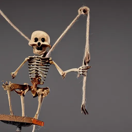 Skeleton marionette