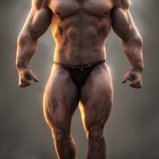 Image similar to John Scott Cothill with buff body, realistic artstyle, wide shot, dramatic lighting, octane render, hyperrealistic, high quality, highly detailed, HD, beautiful, cinematic, 8k, unreal engine, facial accuracy, symmetrical