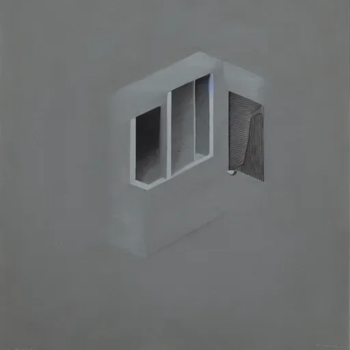 Image similar to 3d brutalism, Gertrude Abercrombie, highly detailed, masterpiece, trending on ArtStation, ultra realistic