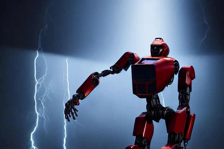 Prompt: vfx film, spacex teslabot optimus - subprime, sleek humanoid robot, flat color profile low - key lighting award winning photography arri alexa cinematography, hyper real photorealistic cinematic, atmospheric cool colorgrade