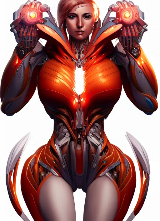 Prompt: portrait of a s cyborg phoenix by Artgerm, biomechanical, hyper detailled, trending on artstation