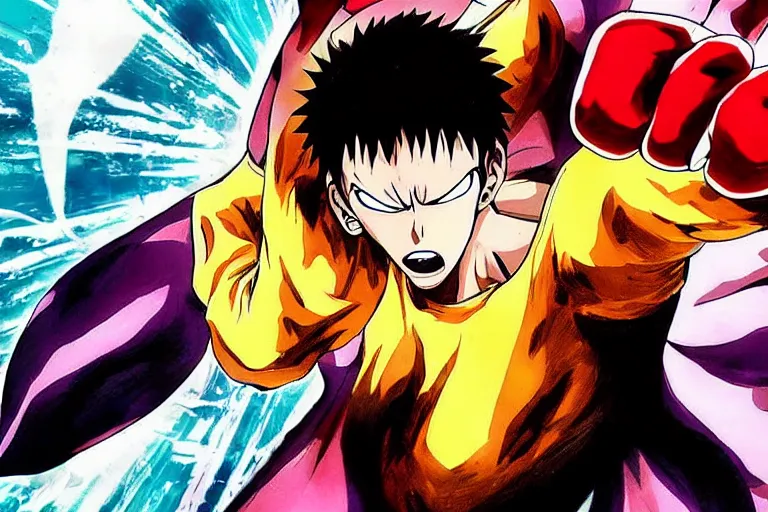 Image similar to saitama serious punch