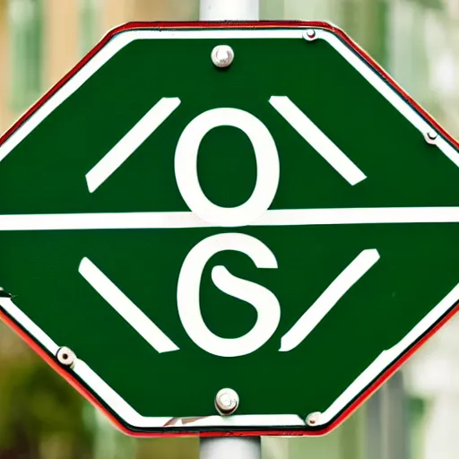 Image similar to green stop sign