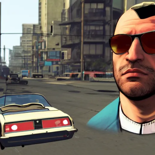 Prompt: Pietro Pacciani in GTA vice vity