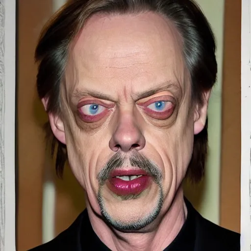 Prompt: steve buscemi made of cheese