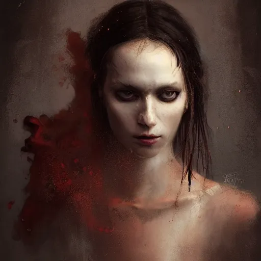 Prompt: A beautifully aesthetic rendering a priestess, dark art, warm and soft and subdued colors, by Greg Rutkowski, Daarken, Julia Hetta, stefan gesell, Gothic art, Digital Painting, hyperrealism, Drawing, deviantart, digital illustration, trending on Artstation, hyperdetailed, watercolor, 8k resolution, photorealism