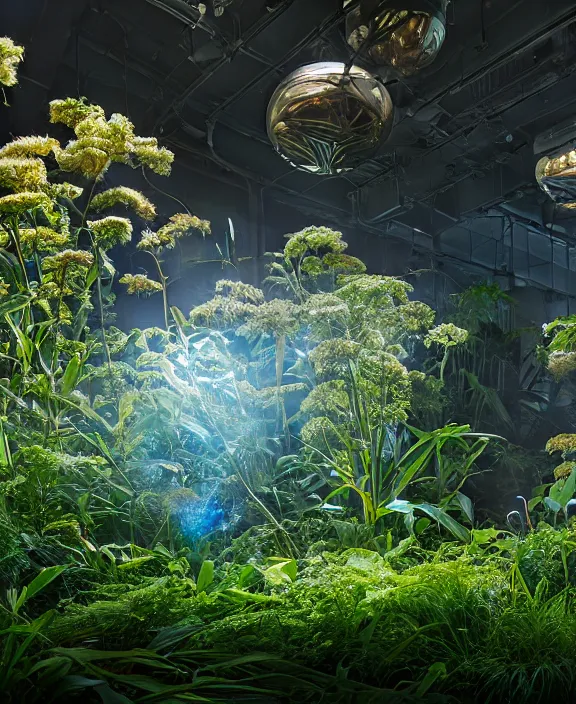 Image similar to intricate transparent clear see - through image of furnace, lush botany, floral environment, ultra realistic, concept art, pop art, photorealistic, octane render, 8 k, unreal engine. art by nori inoguchi and sam kaplan and zachary goulko and christopher marley