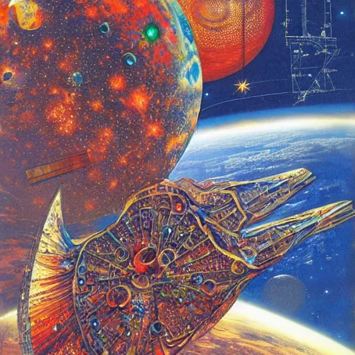 Image similar to Liminal space in outer space by Patrick Woodroffe