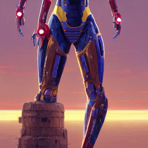 Image similar to highly detailed an african american woman in with the ironman random suit from the future gta v, stephen bliss, unreal engine, fantasy art by greg rutkowski, loish, rhads, ferdinand knab, makoto shinkai and lois van baarle, ilya kuvshinov, rossdraws, tom bagshaw, global illumination, radiant light, detailed and intricate environment