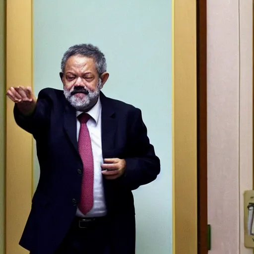 Prompt: Luiz Inácio Lula da Silva robbing petrobrás