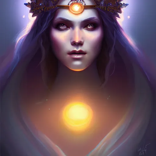 Prompt: goddess of the night highly detailed, digital painting, artstation, concept art, soft light, sharp focus, illustration