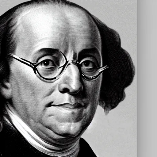 Image similar to photo of benjamin franklin at the met gala