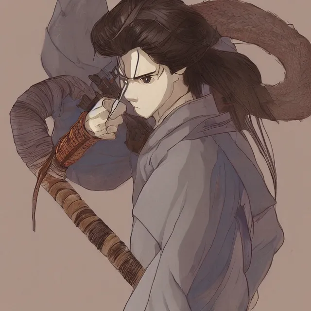 Prompt: portrait of a beautiful samurai ronin squirrel, forrest setting, squirrelronin, finely detailed features, perfect art, anime illustration, trending on pivix fanbox, art by makoto shinkai, studio ghibli, takashi takeuchi, masashi kishimoto, hajime isayama.