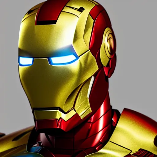 Image similar to iron man, 8 k uhd, unreal engine, reflected chrome, octane render in the artstyle of craig mallismo, unreal engine 5, highly detailed face, true anatomy!, extremely detailed!, fishnets, dystopian, details visible, octane render, photography