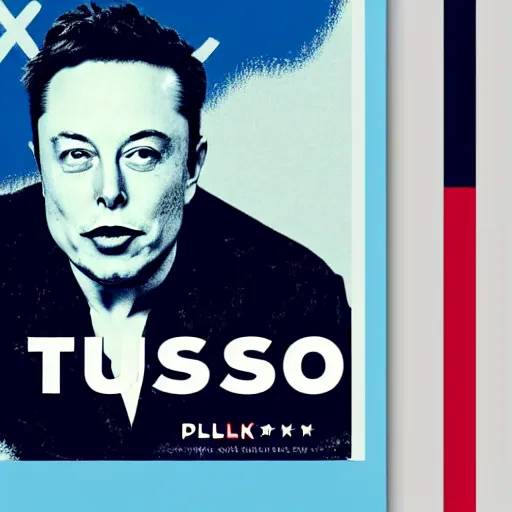 Prompt: us election poster of elon musk