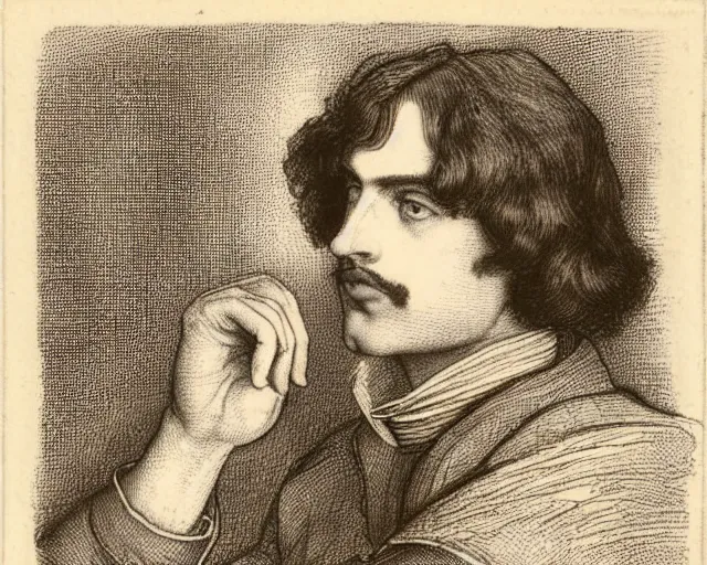 Image similar to dante gabriel rossetti