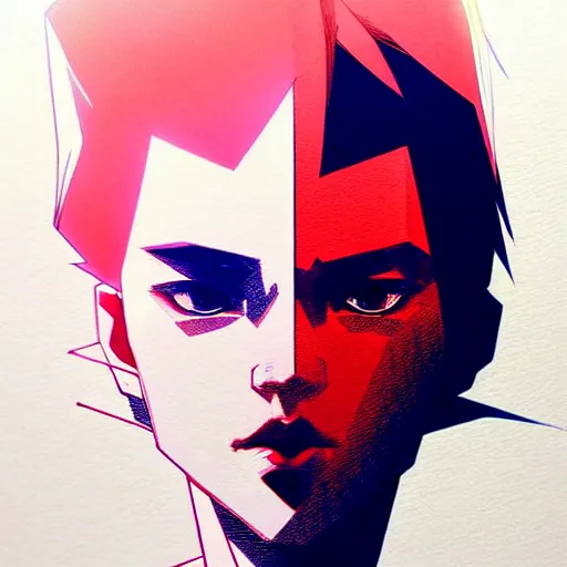 Image similar to portrait soft light, by killian eng and conrad roset, inspired by akira anime, etching, fine, sharp high detail, screen print,