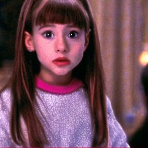 Image similar to ariana grand as a child in home alone movie