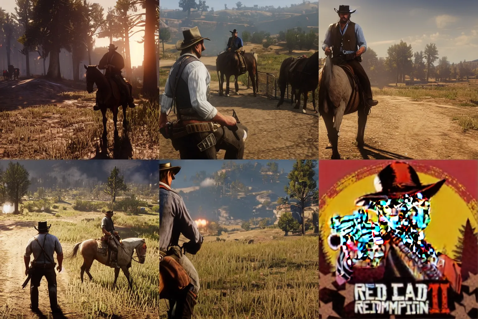 Prompt: A screenshot of the video game Red Dead Redemption 2