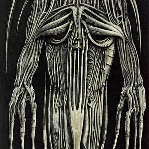 Image similar to by h. r. giger