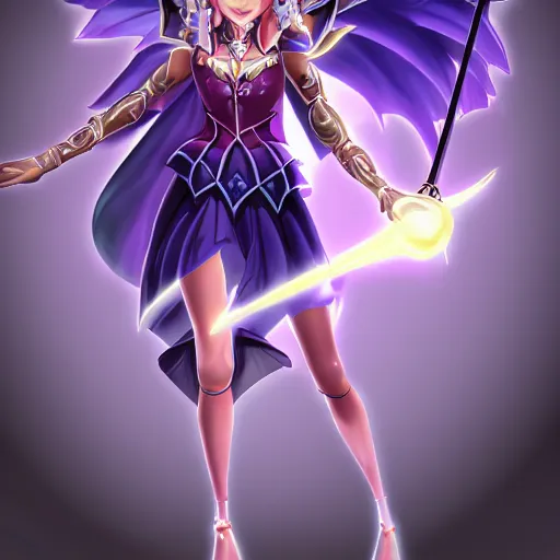 Image similar to beautiful dark magician girl, full body, mystical, ultra detailed, 4 k