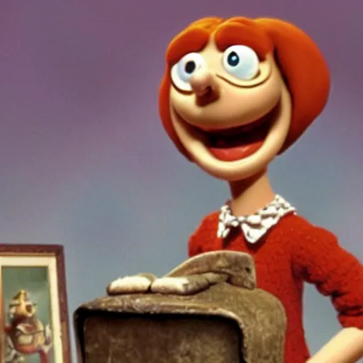 Image similar to still of velma from wallace and gromit