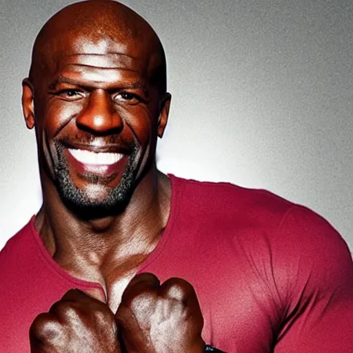 Image similar to terry crews made out of berries