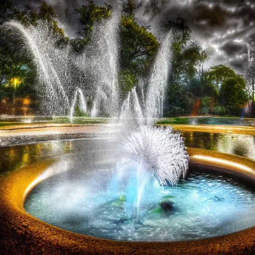 Prompt: the fountain of youth 4k photograph