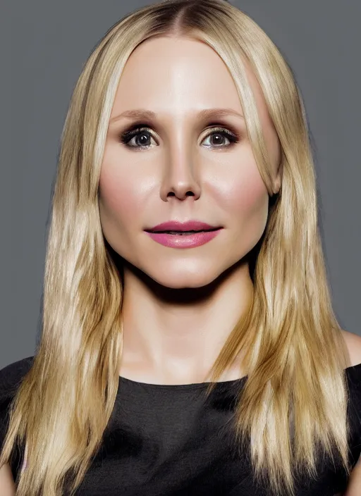 Image similar to portrait of kristen bell, highly detailed, hd, beautiful, subsurface scattering