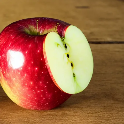 Image similar to an apple doing CrossFit, super detailed, hd image