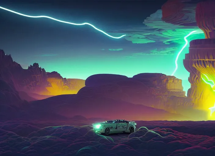 Image similar to a luminescent lightning storm by paolo eleuteri serpieri and tomer hanuka and chesley bonestell and daniel merriam and tomokazu matsuyama, unreal engine, high resolution render, featured on artstation, octane, 8 k, highly intricate details, vivid colors, vector illustration