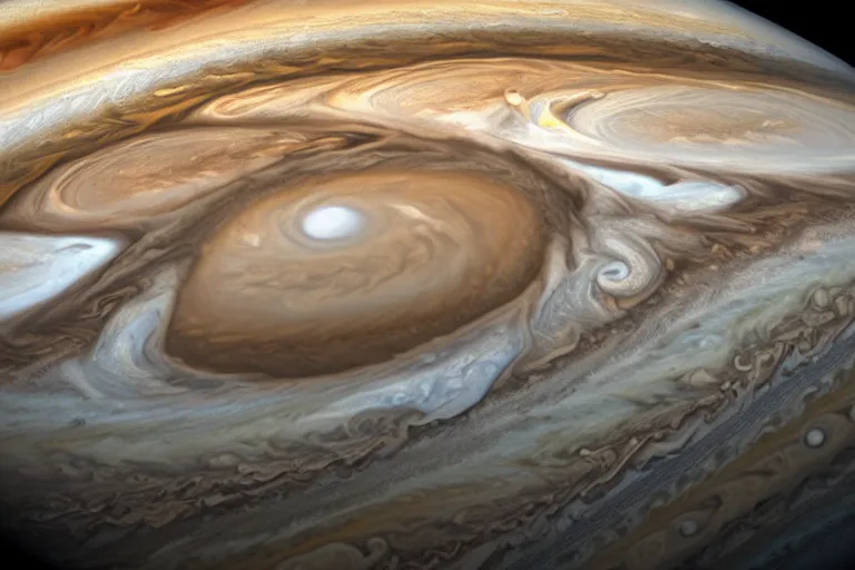 Image similar to a national geographic photo of the storm on Jupiter's surface at night, Trending on artstation.