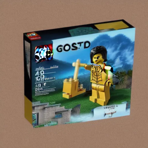 Image similar to lego god in heaven set,