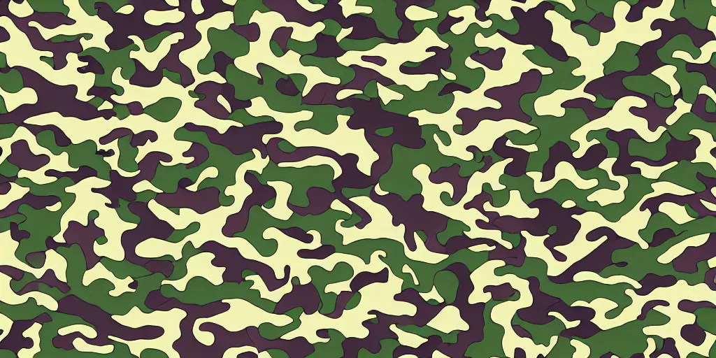 Image similar to seamless detailed camo pattern with western dragon, artstation