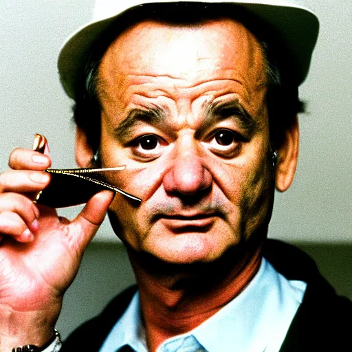 Image similar to bill murray in fear and loathing