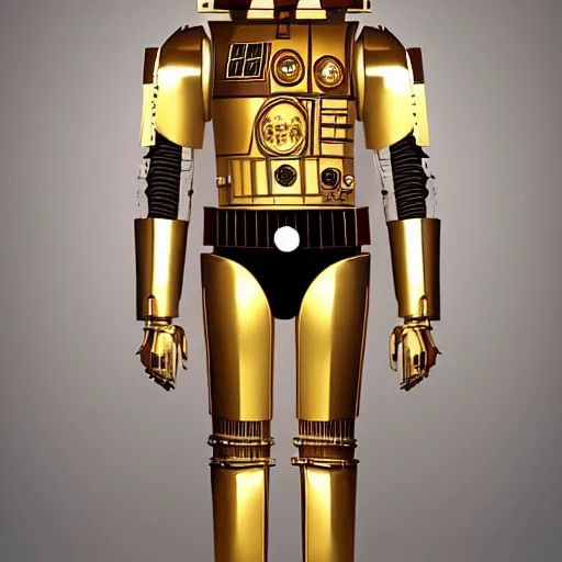 Image similar to painting of c - 3 p 0, cg society