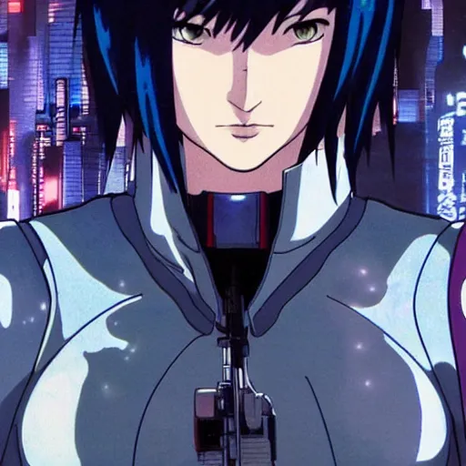 Ghost in the Shell, GitS, perfect face, Asian face, ! | Stable Diffusion |  OpenArt