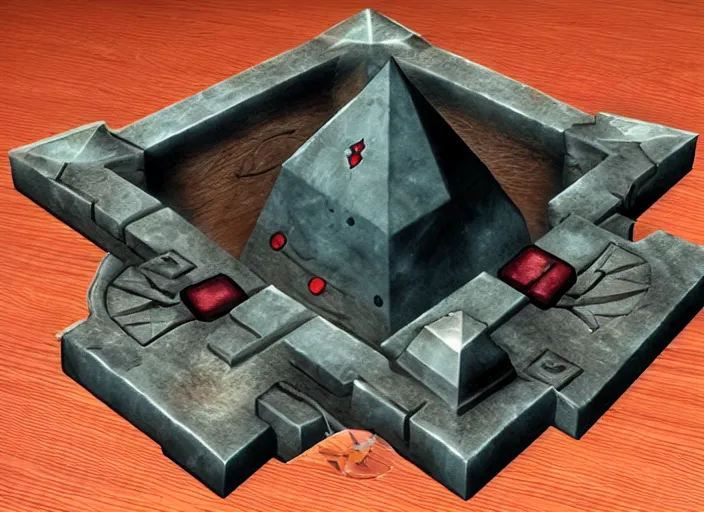 Prompt: shadow temple guillotine ocarina of time nintendo 6 4 ( 1 9 9 6 )