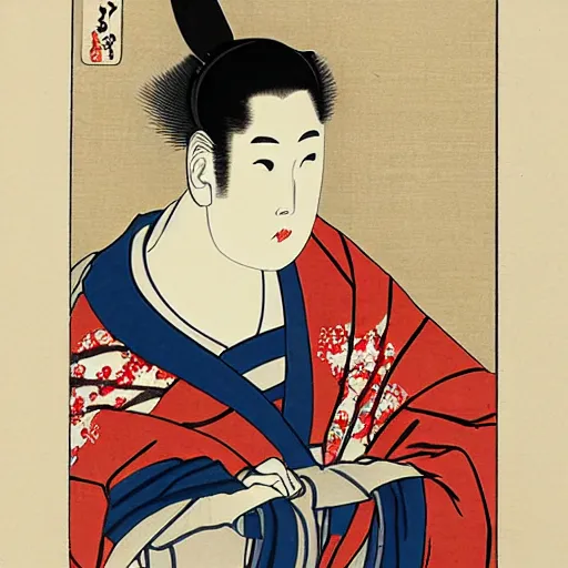 Image similar to ukiyoe portrait