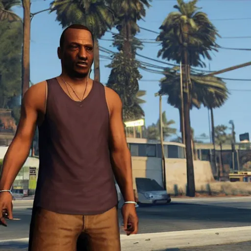 Image similar to CJ in GTA 5